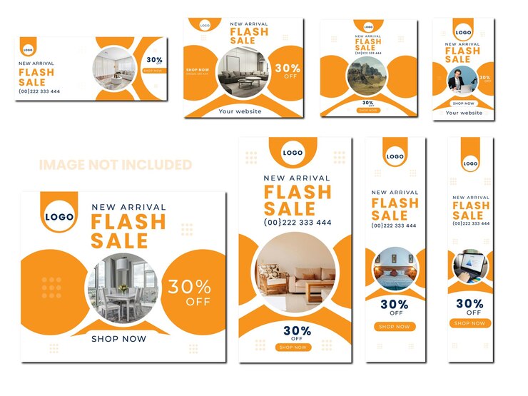 plantilla de banner web de agencia de marketing digital