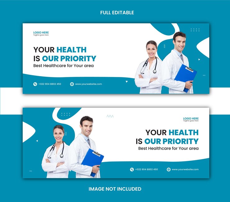 plantilla de banner web del día de la salud