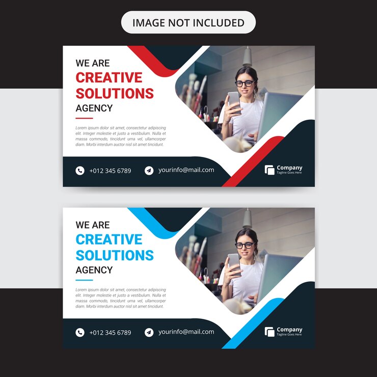 Vector plantilla de banner web de marketing empresarial creativo