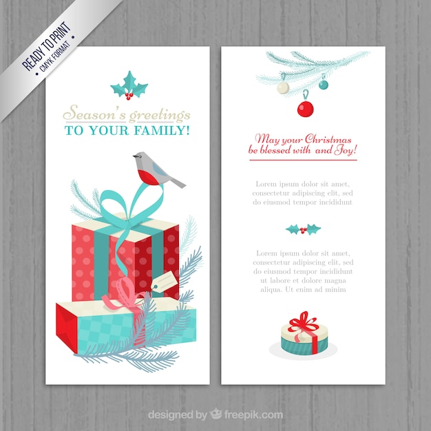 Plantilla de banners de navidad