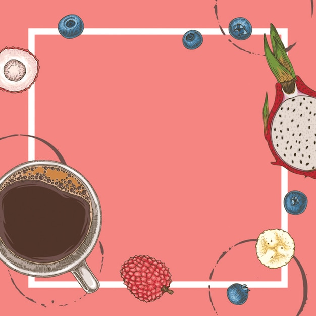 plantilla de café