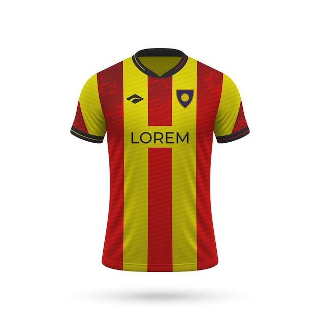 Plantilla de camiseta de camiseta de fútbol realista 3d kit de fútbol 2023