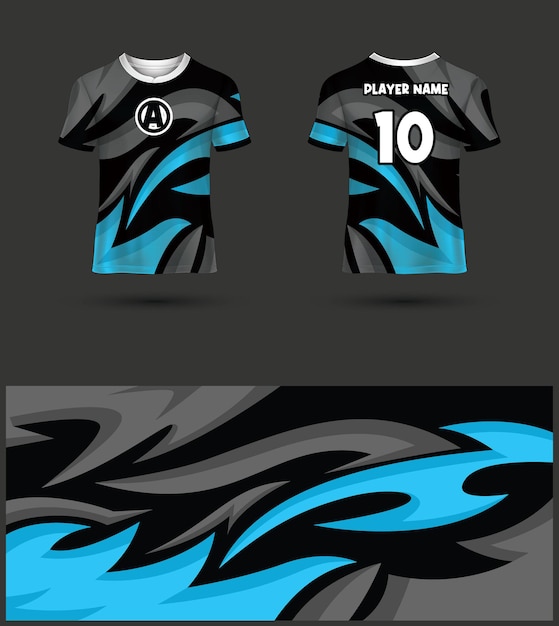 Plantilla de camiseta de esports gaming