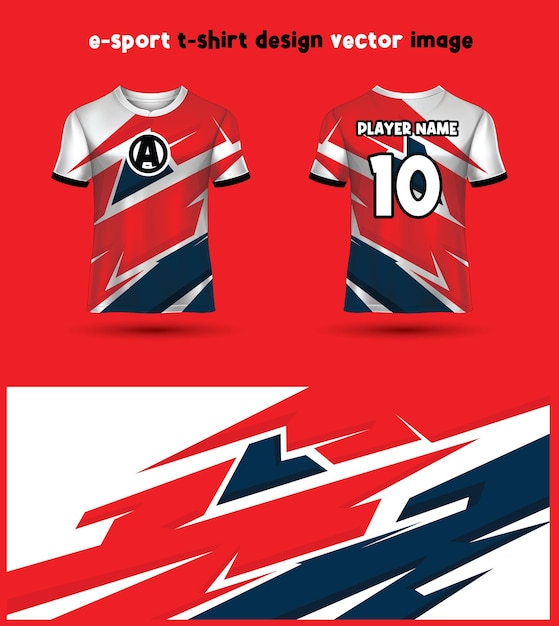 Plantilla de camiseta de esports gaming