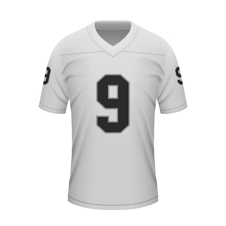 Vector plantilla de camiseta de las vegas de jersey de visitante de fútbol realista