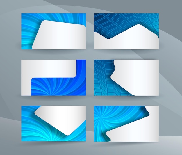 Plantilla de una cara de tarjeta de visita profesional y de diseñador abstracta o conjunto de tarjeta de visita clara y mínima Fondo de colores de tarjeta de nombre Ilustración vectorial EPS 10 para pancartas de diapositivas de presentación
