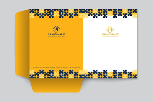 Plantilla de carpeta de presentación corporativa