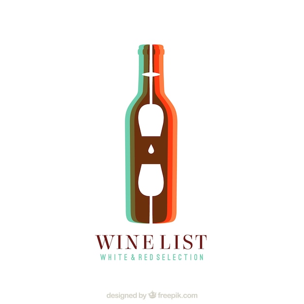 Plantilla carta de vinos