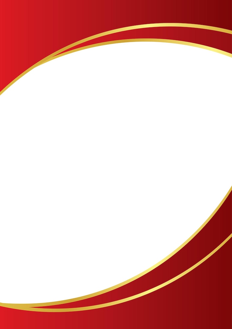 Vector plantilla de cartel de oro rojo