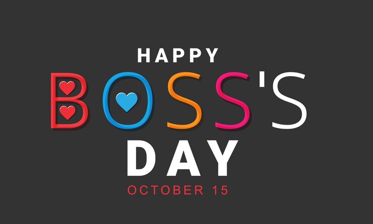 Vector plantilla de cartel de tarjeta de banner de fondo de día nacional boss039s ilustración vectorial