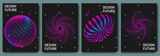 Plantilla de carteles para la presentación folleto diseño de portada informe infográfico