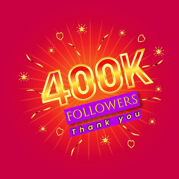 plantilla de celebración de agradecimiento de seguidores