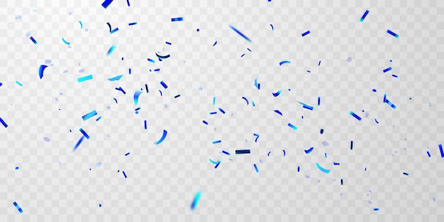 Vector plantilla de celebración con confeti