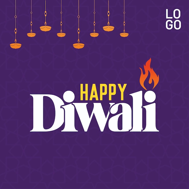 Plantilla de celebración de Diwali 2022