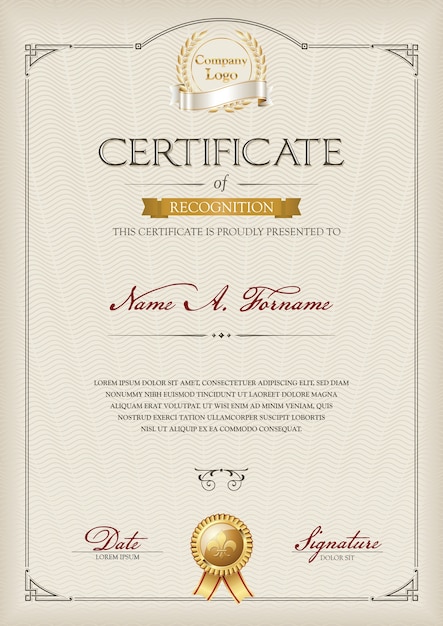 plantilla de certificado