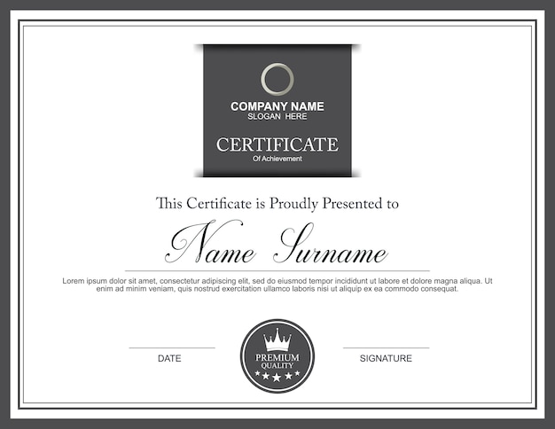 plantilla de certificado