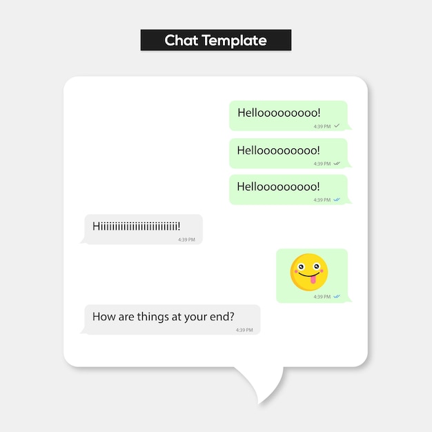 plantilla de chat personalizable para aplicaciones