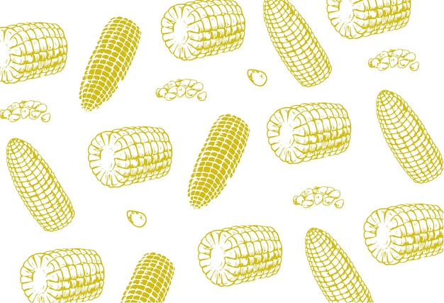 PLANTILLA COLECCIÓN DE ALIMENTOS patrón de maíz