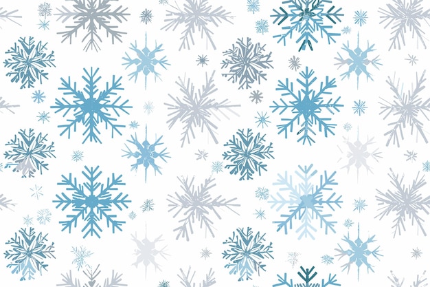 plantilla Colección de copos de nieve Ícono vectorial de copo de nieve