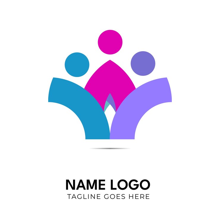 Plantilla de color vectorial del logotipo