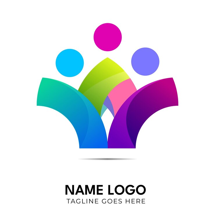 Plantilla de color vectorial del logotipo