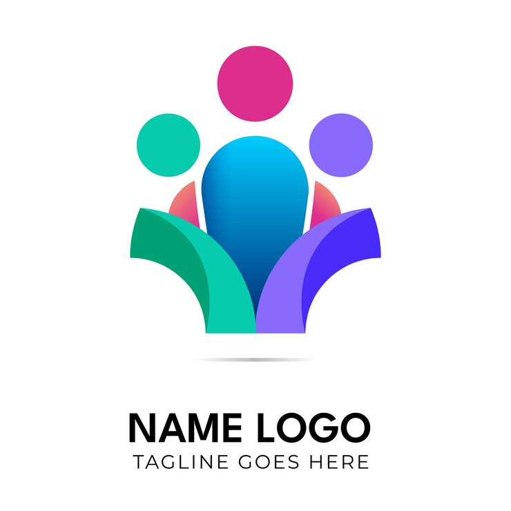 Plantilla de color vectorial del logotipo