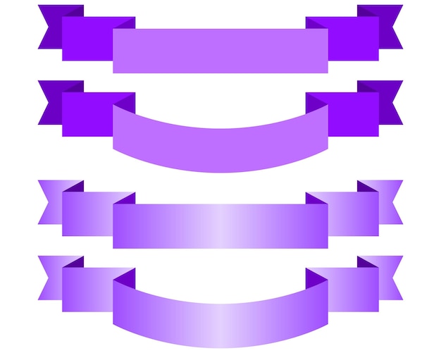 Plantilla de conjunto de espacio de copia de etiqueta de cinta para diseño de vector de colocación de texto. Paquete de 4 cintas de cinta.