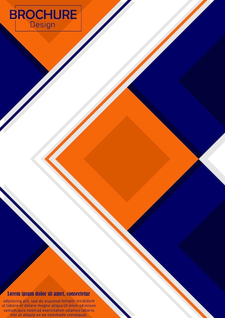 Plantilla de conjunto de fondo de folleto comercial moderno