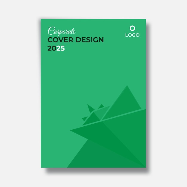 Plantilla corporativa de diseño de portada
