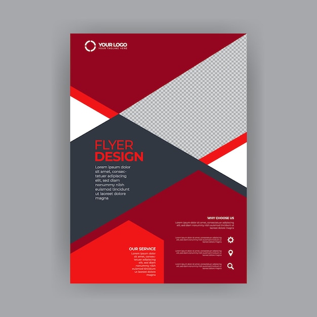 Plantilla corporativa de flyer de negocios