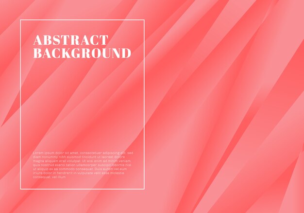 Plantilla creativa abstracta fondo rosa raya