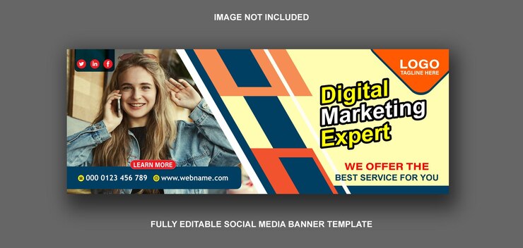 Vector plantilla creativa de diseño de banner de redes sociales