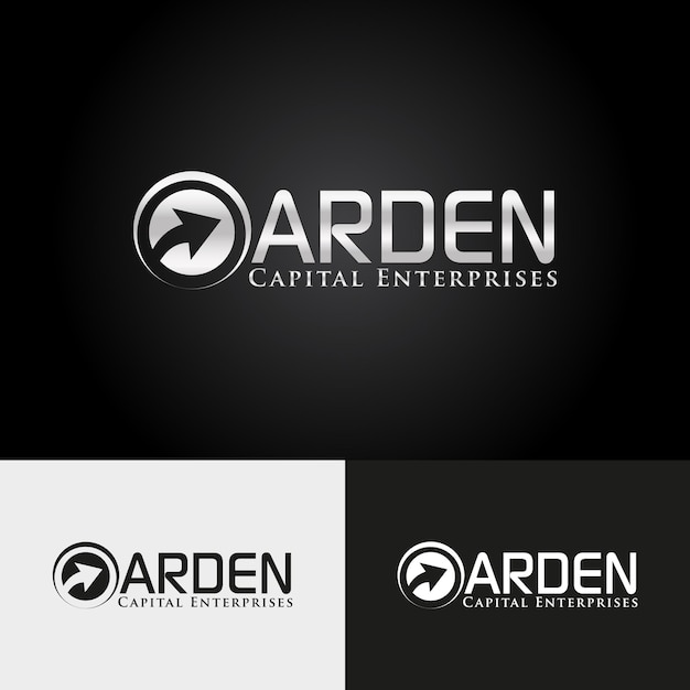 plantilla creativa de diseño de logotipo financiero, de gestión de riesgos, de asesoramiento, de inversión, de capital y bancario