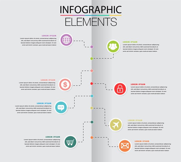 plantilla de cuadro de texto, infografía de banner
