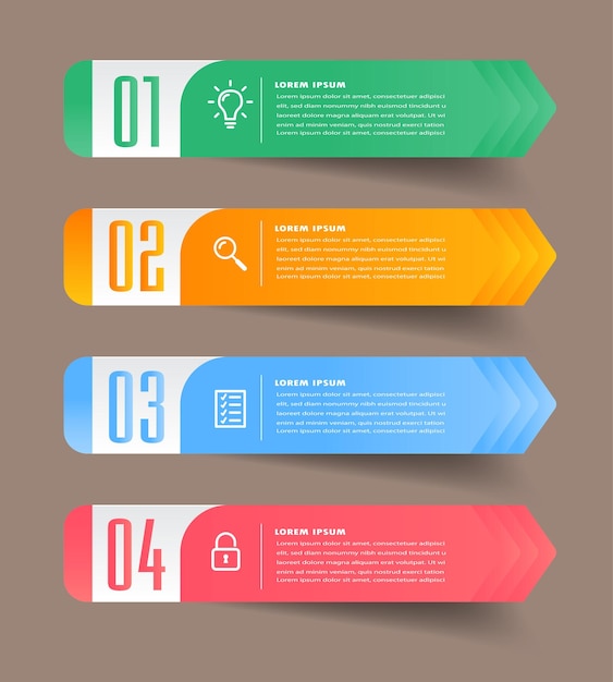 plantilla de cuadro de texto moderno, banner de infografía