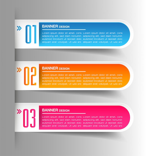 Plantilla de cuadro de texto de papel moderno, banner infografía