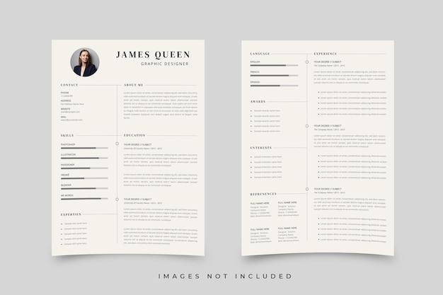Plantilla de curriculum profesional