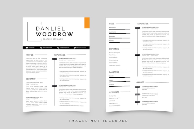Plantilla de curriculum profesional