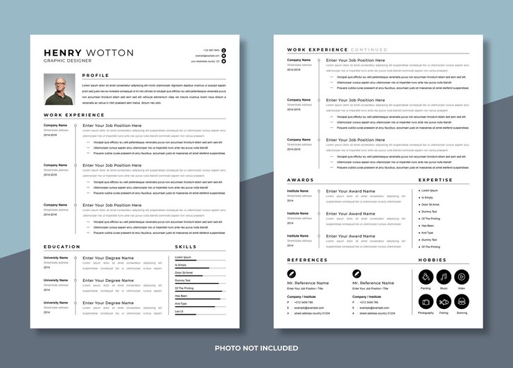 Plantilla del curriculum vitae