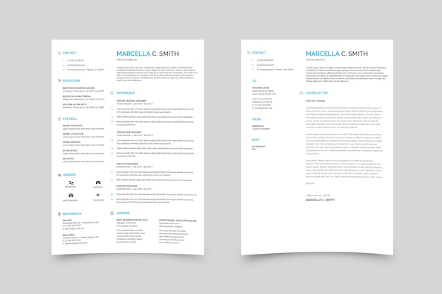 plantilla del curriculum vitae