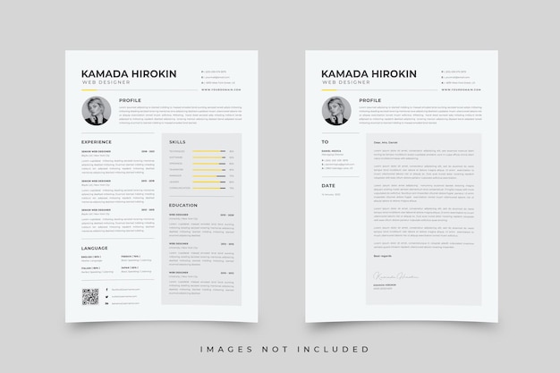 Plantilla de curriculum vitae