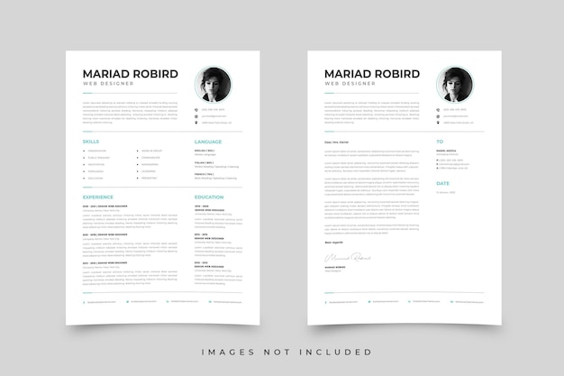 Plantilla de curriculum vitae