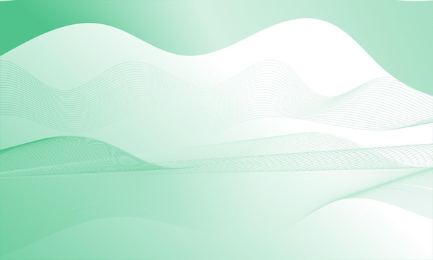 plantilla de la curva verde de la mujer