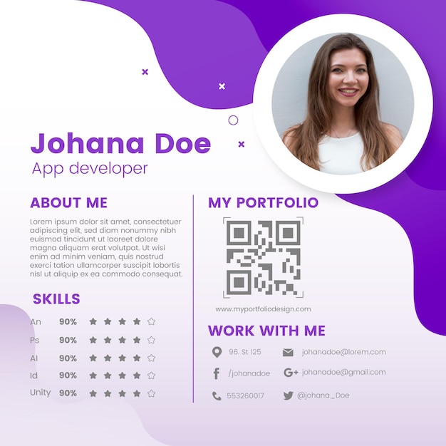 Plantilla CV online