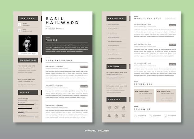 Plantilla de cv