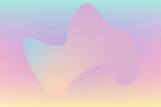 Plantilla de degradado colorido y borroso Vector Gratis Fondo de desenfoque de degradado suave amarillo pastel Gratis