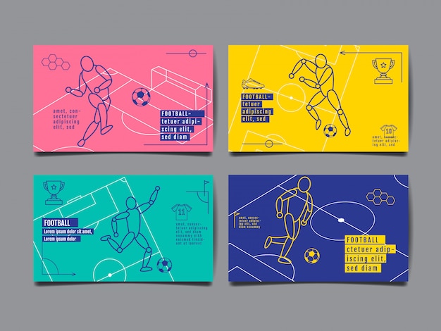 Plantilla deporte tarjeta