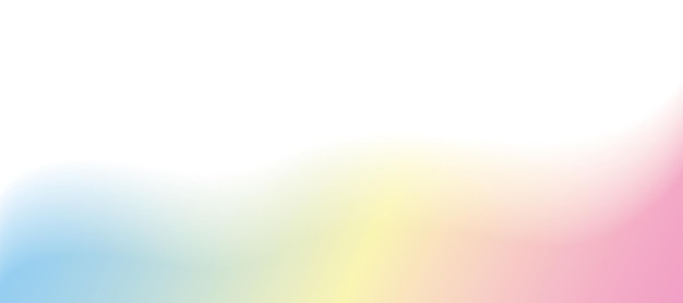 plantilla de desenfoque de gradiente de borde abstracto aislada en un fondo transparente Ilustración vectorial
