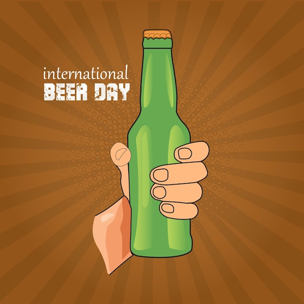 plantilla del día internacional de la cerveza