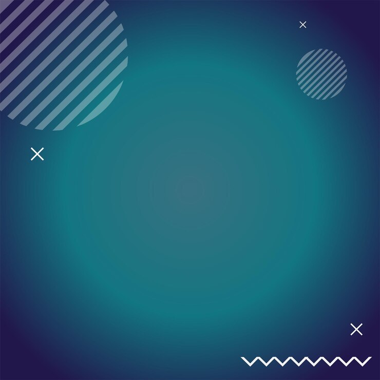 Plantilla de diapositiva de banner de fondo círculo azul